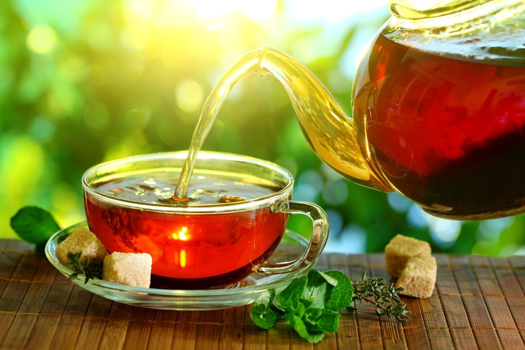 té de hierbas para la prostatitis