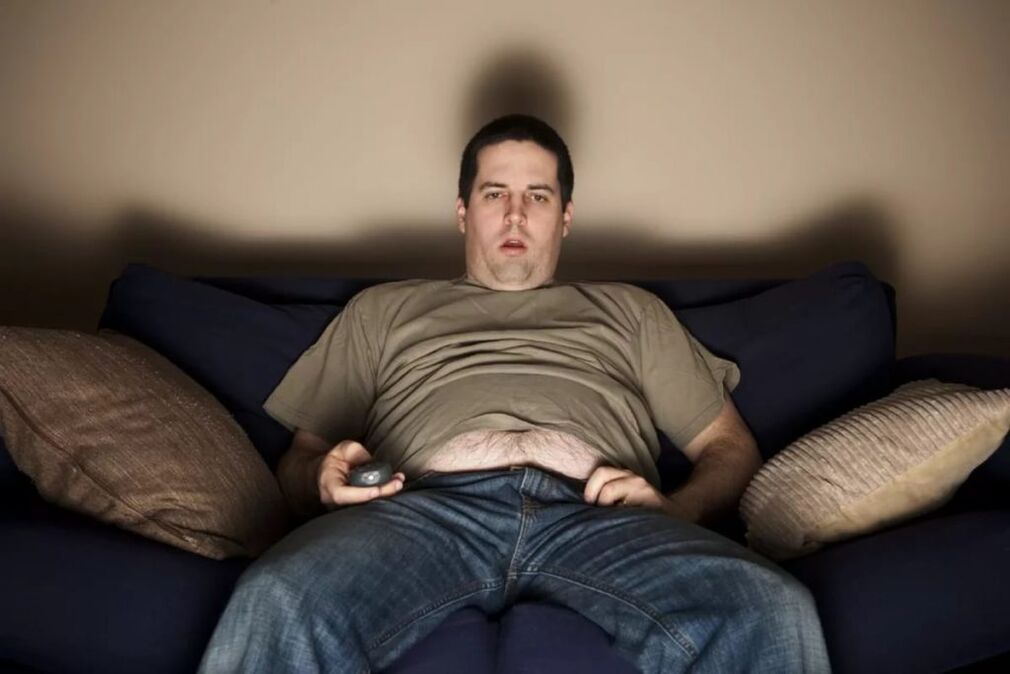 Un estilo de vida sedentario es la causa del desarrollo de prostatitis. 